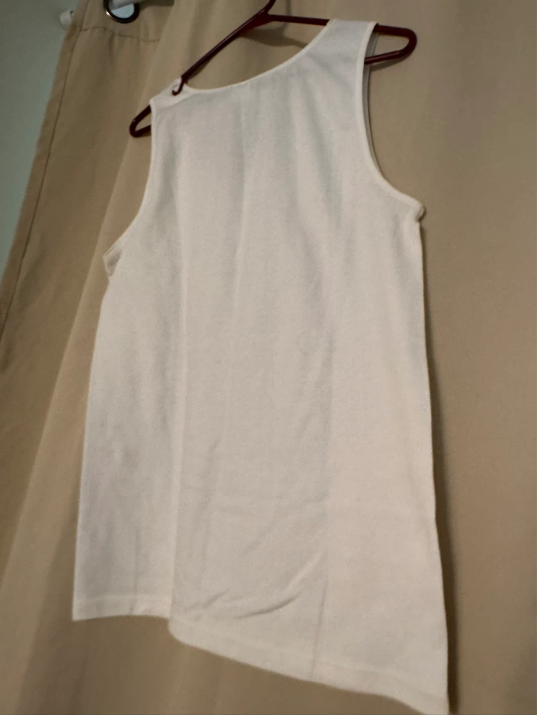 Valentina white tank top with lace detail size 7 - photo 3