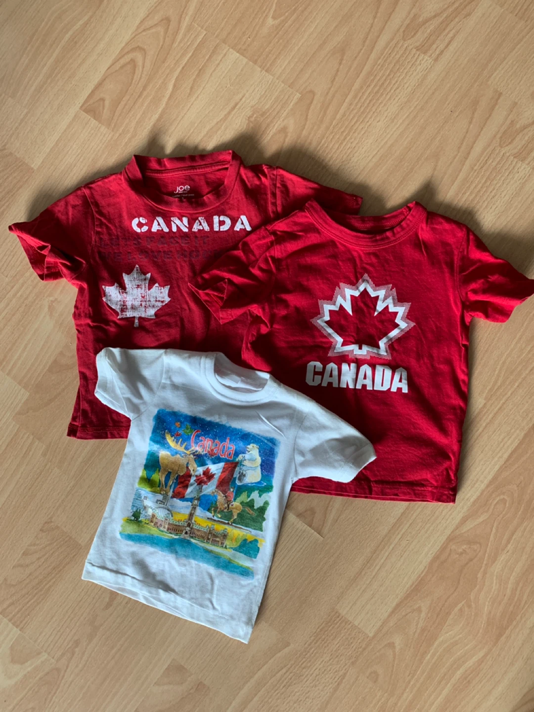 Canada Day toddler shirts