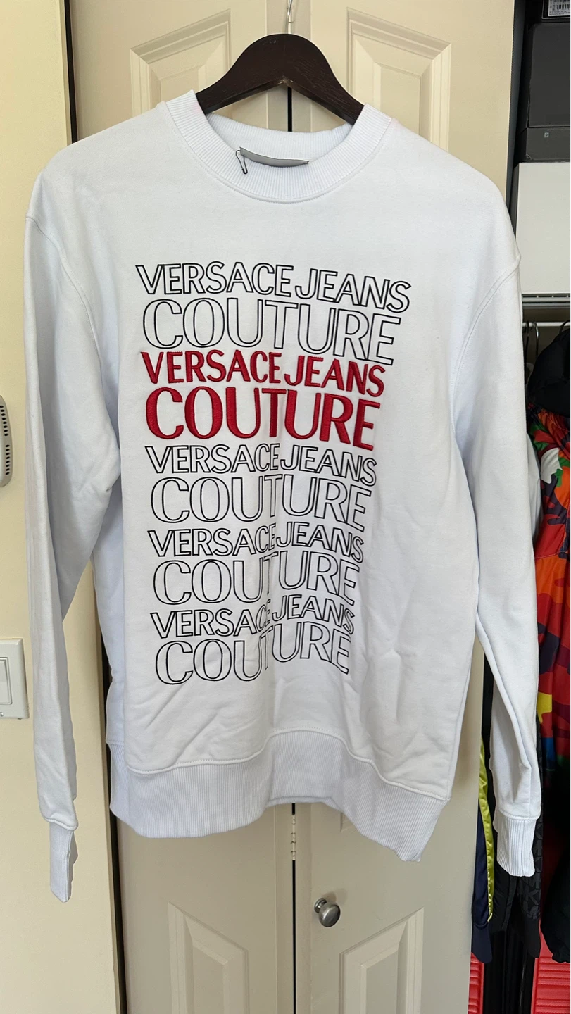 Versace Jeans Couture White Sweatshirt