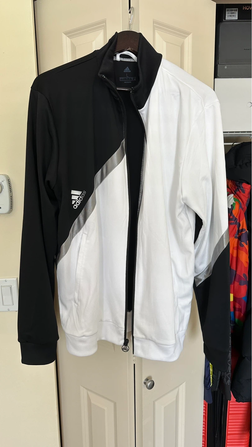 Adidas Track Jacket Black & White