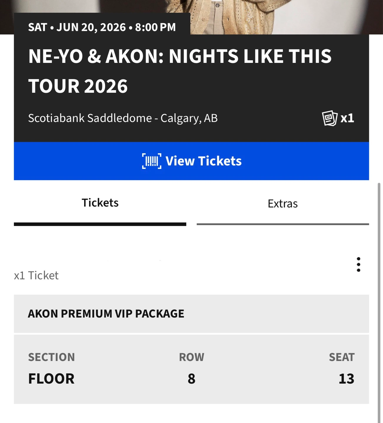 Ne-Yo & Akon: Nights Like This Tour 2026 Ticket - photo 2