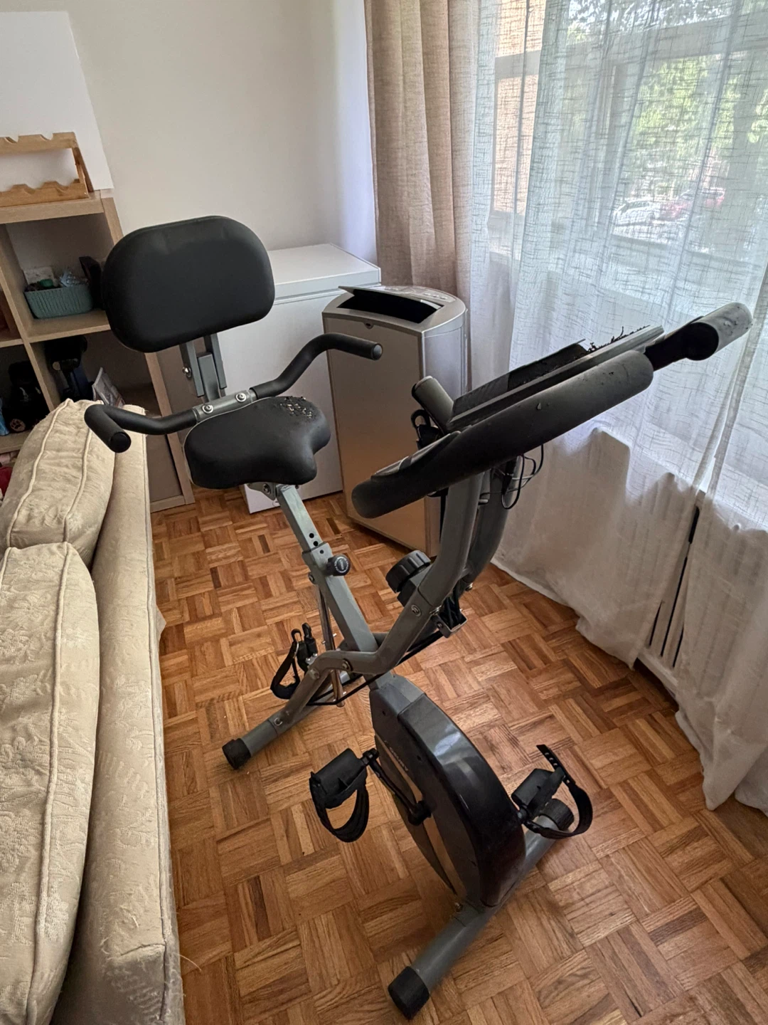 Exercise Bike with Back Support