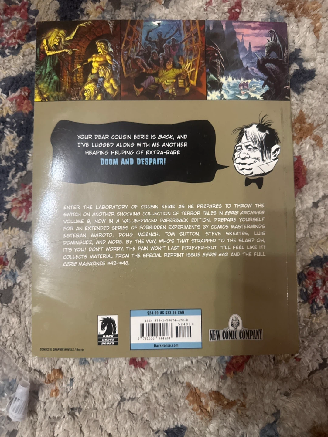 Eerie Volume Nine Dark Horse Archives Comic Book - photo 2