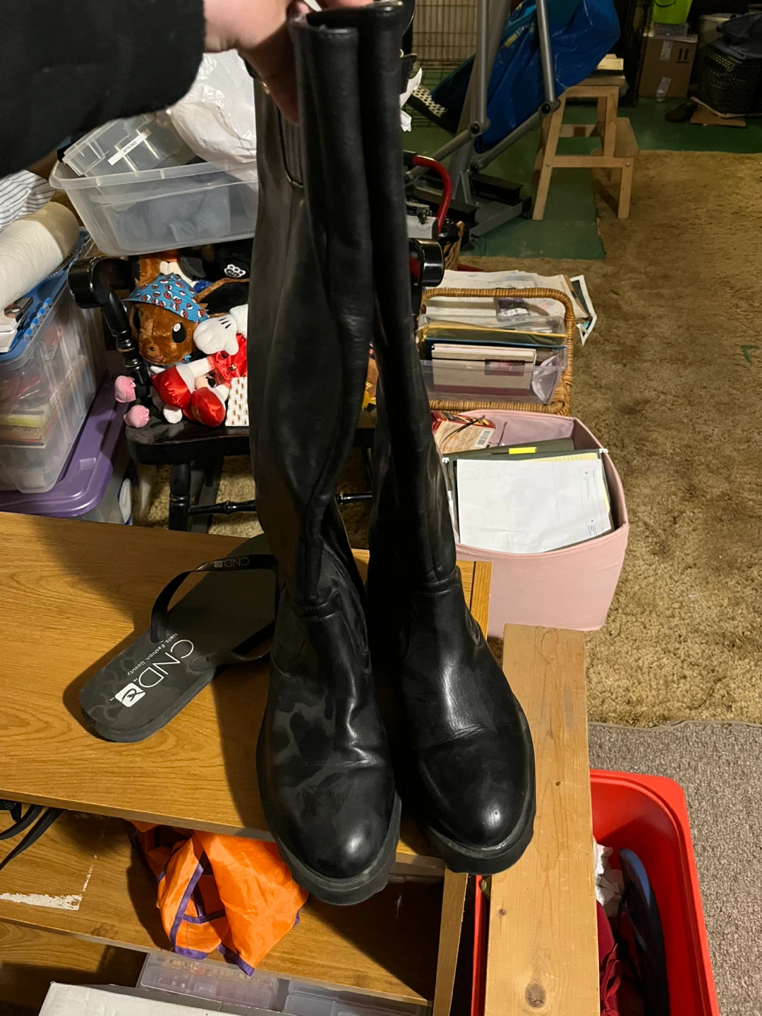 Black Morgane Knee-High Boots - photo 2