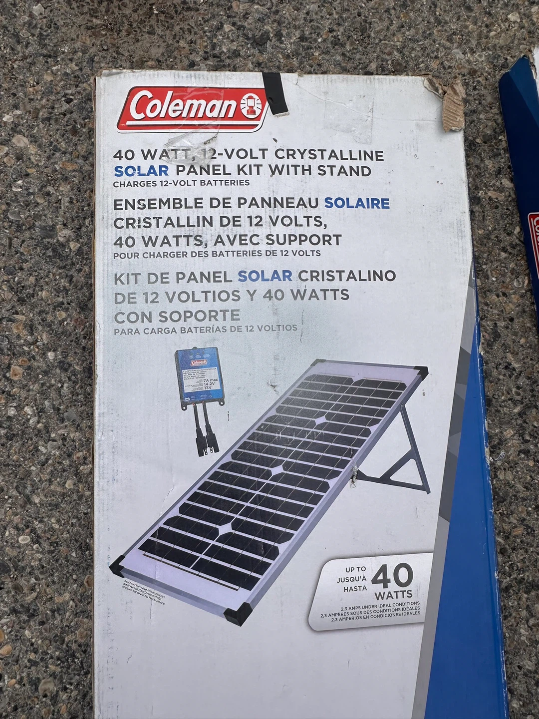 40 Watt Solar Panel with Stand