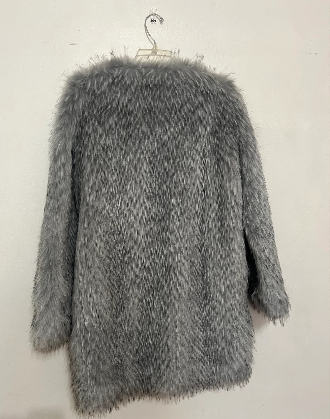 New Missguided Faux Fur Coat - Grey - Size US 2 - photo 4