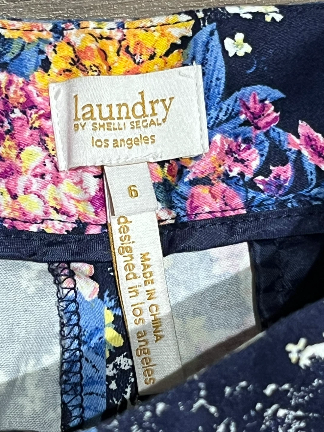 Laundry by Shelli Segal Floral Pants Size 6 - photo 3