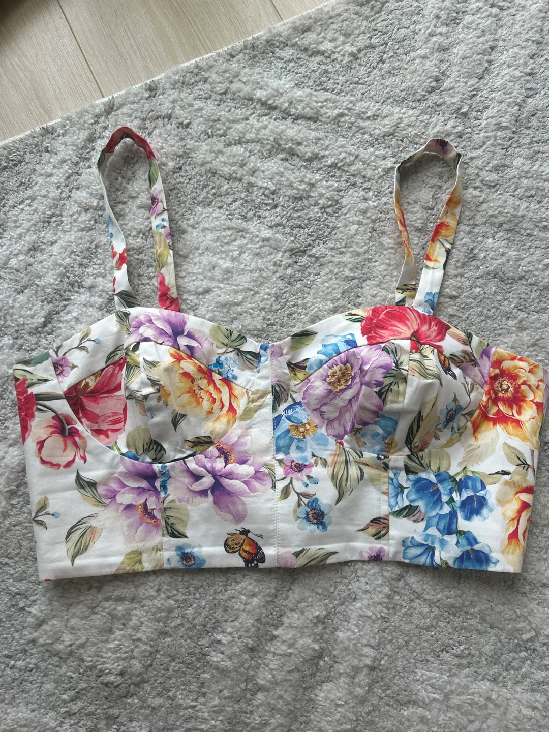 Forever New Floral Crop Top - photo 3