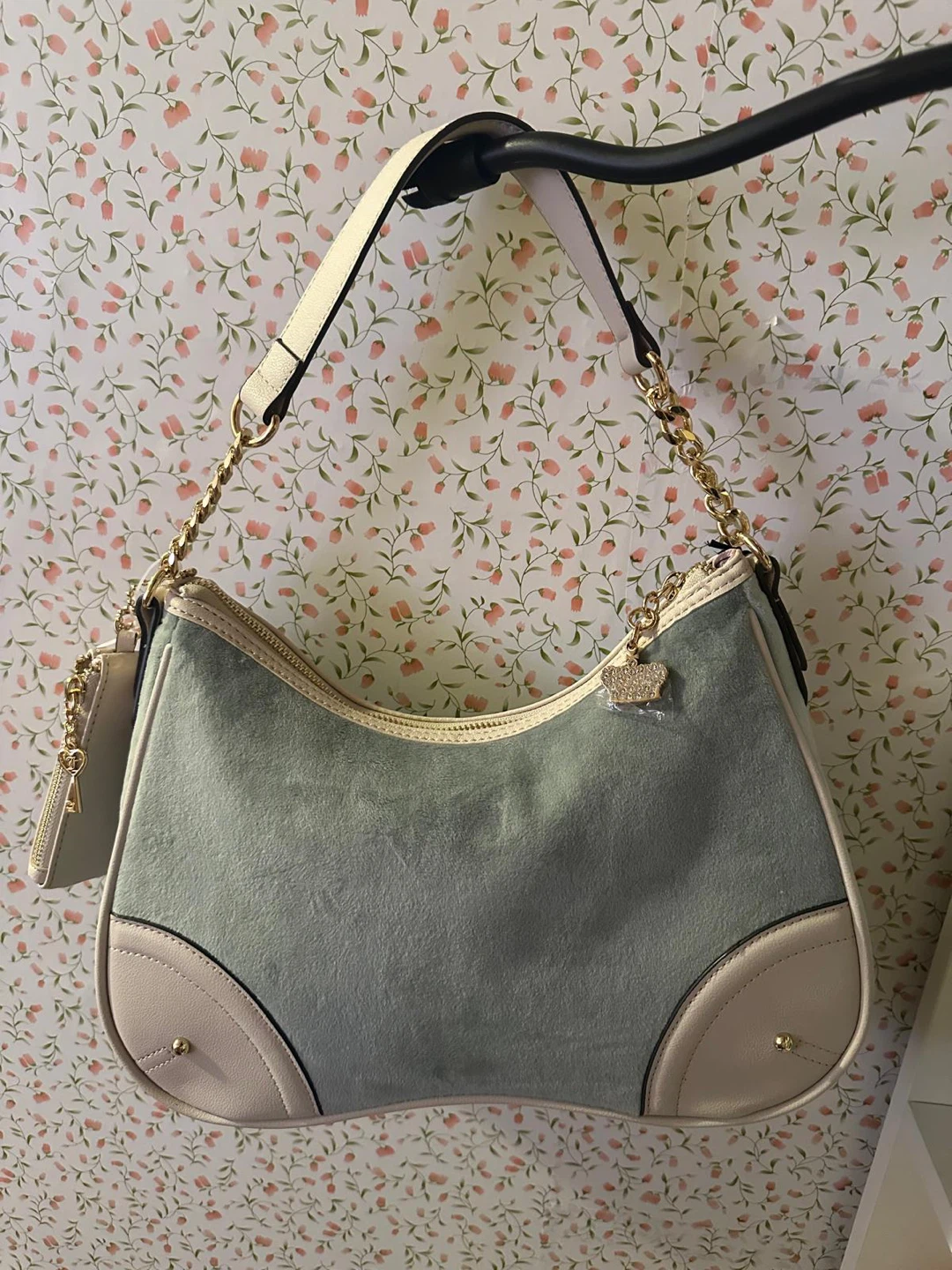 Juicy Couture Light Blue Shoulder Bag with Pouch - photo 2
