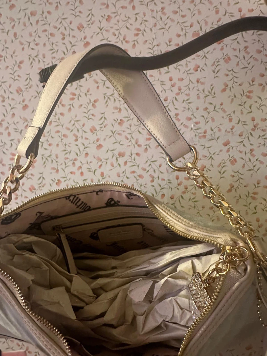Juicy Couture Light Blue Shoulder Bag with Pouch - photo 3