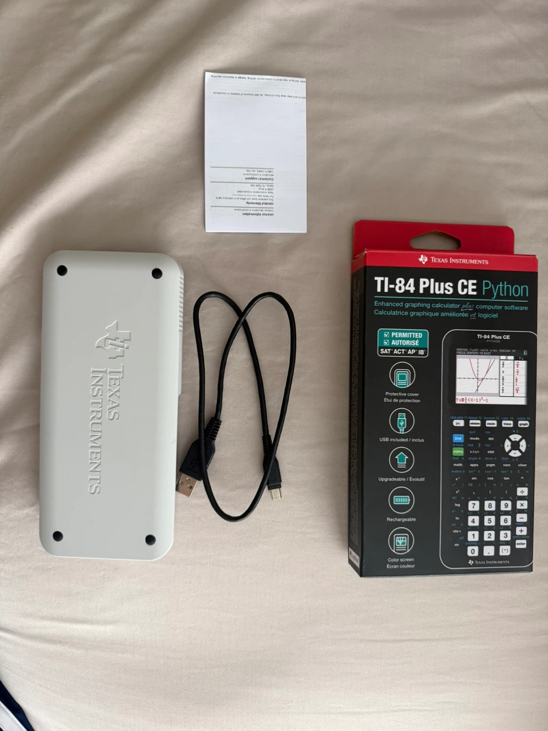 Texas Instruments TI-84 Plus CE Python Graphing Calculator