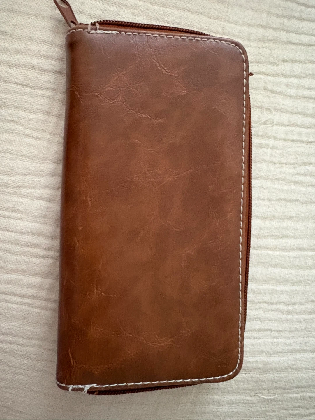 Rosetti Brown Faux Leather Zip Around Wallet - photo 3