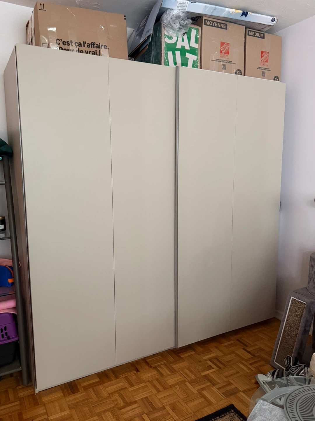 PAX/HASVIK Wardrobe with Sliding Doors
