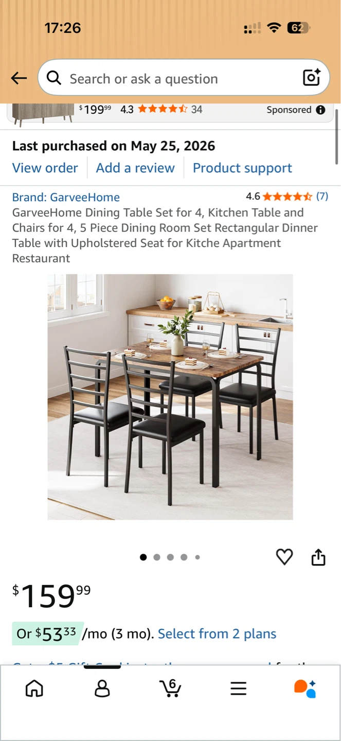 GarveeHome Dining Room Set