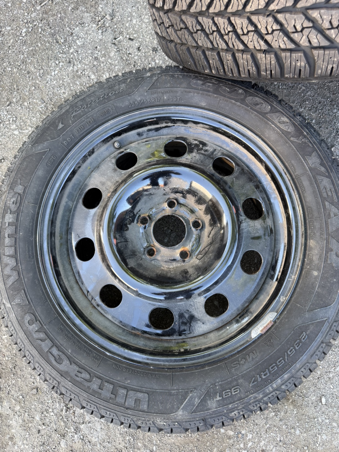 Goodyear Winter Tire with ford Steel Wheel