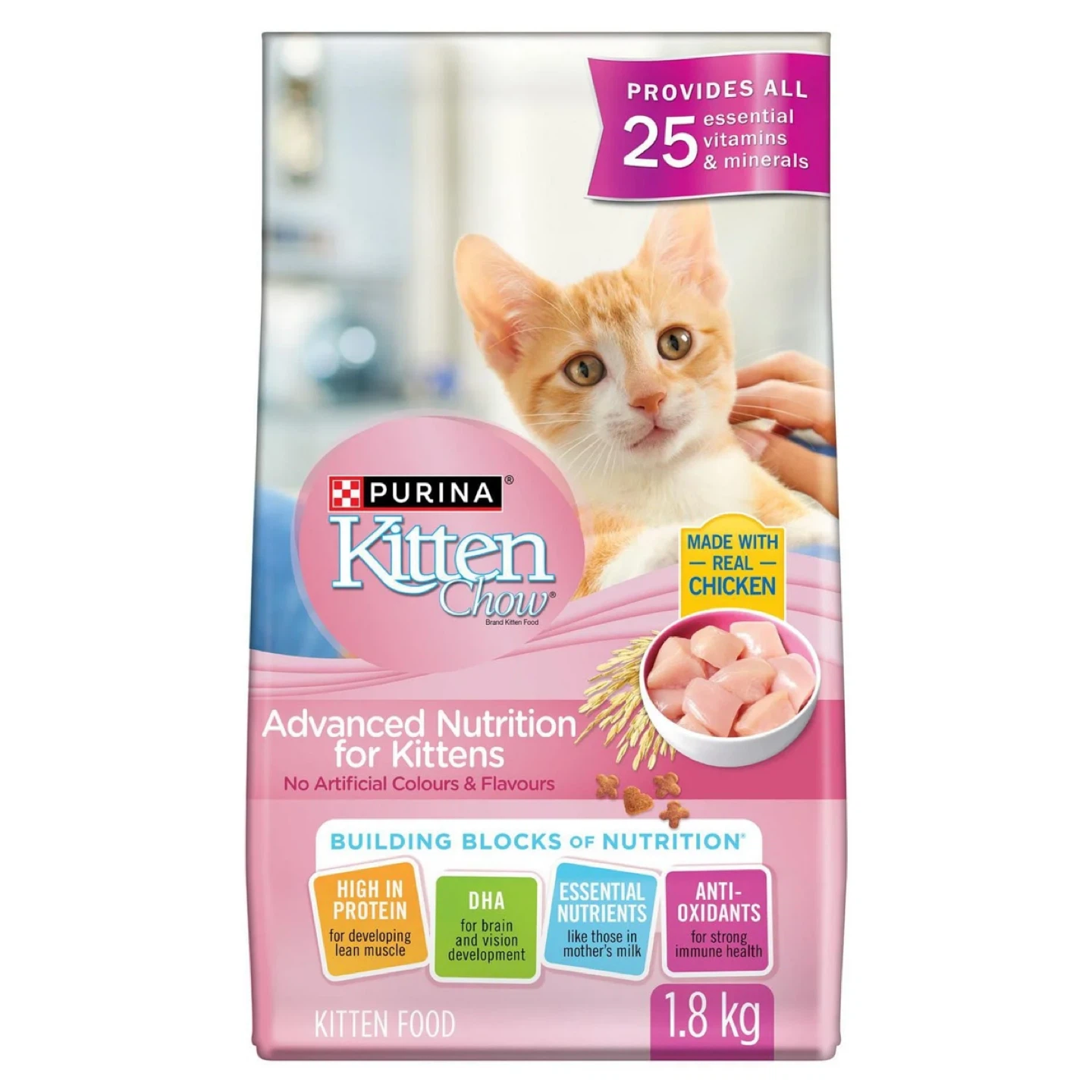 Purina Kitten Chow Brand Kitten Food 1.8 kg
