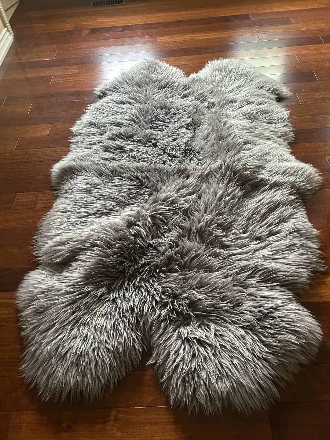Windward Sheepskin Rug - Grey - photo 2