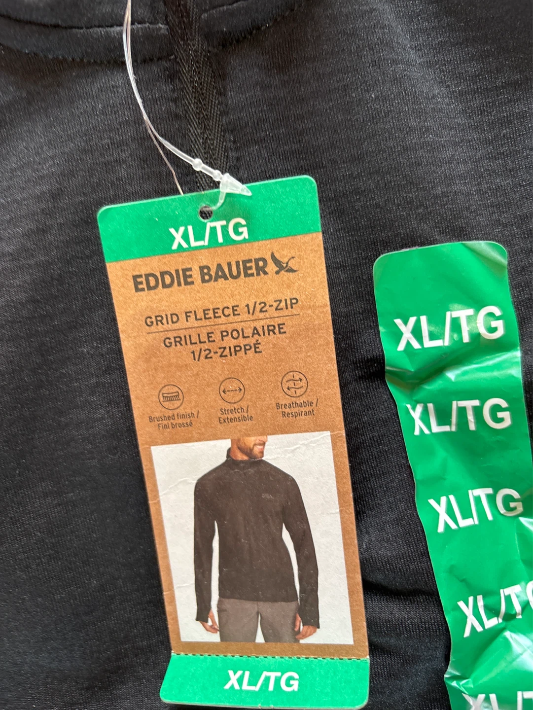 Eddie Bauer Grid Fleece 1/2-Zip Pullover XL/TG - photo 2
