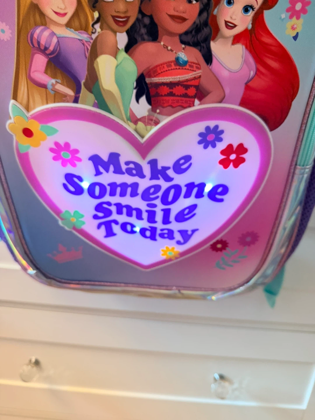 Disney Princess Backpack with Flashing Lights 17" - photo 4