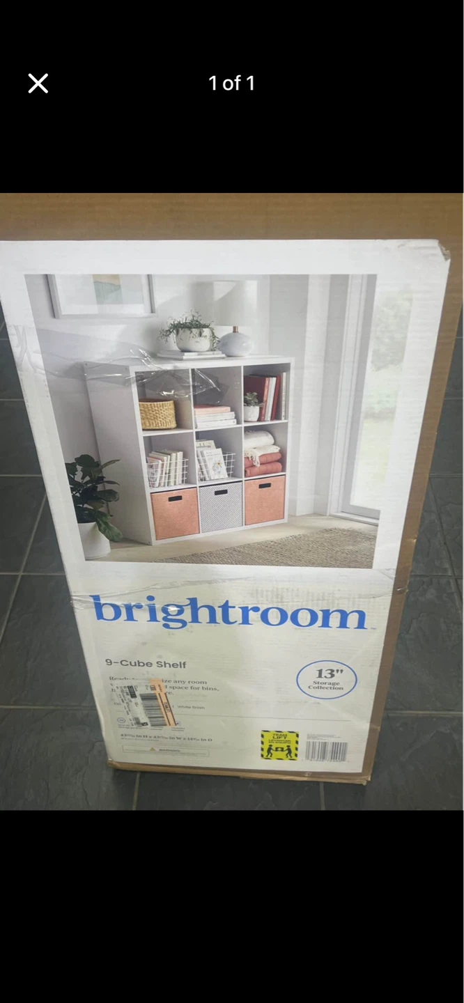Brightroom 9-Cube Shelf
