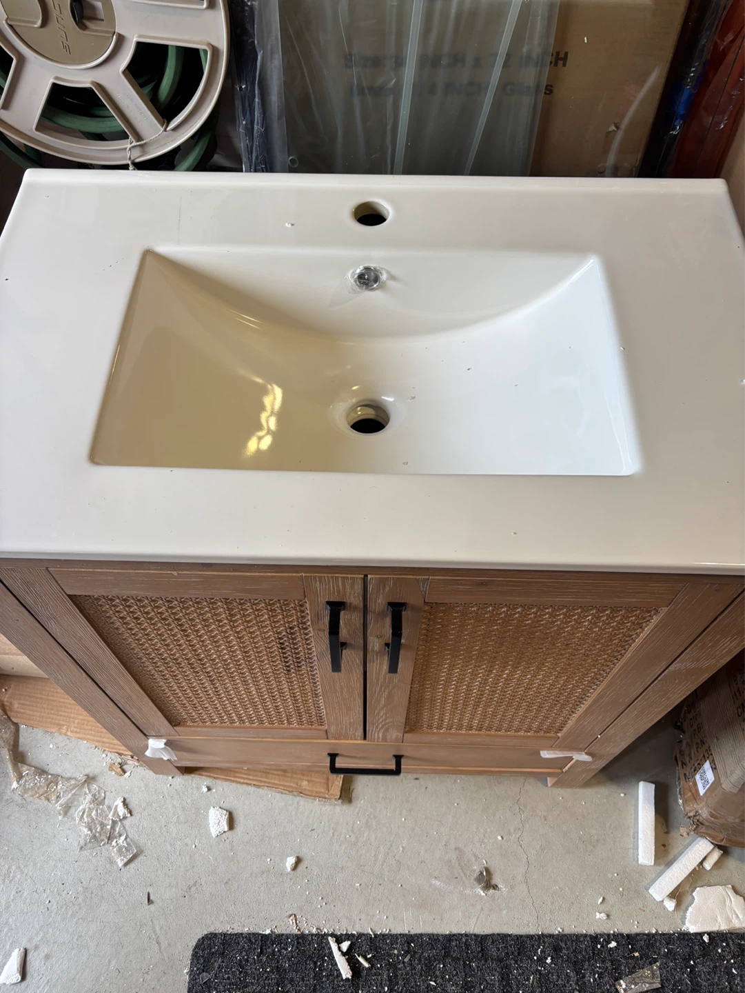 Antique Bathroom Vanity with Sink - photo 3