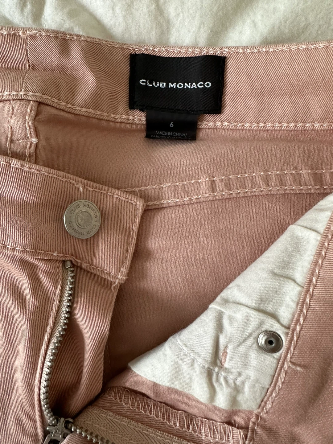 Club Monaco Rose Pink Skinny Jeans Size 6 - photo 3