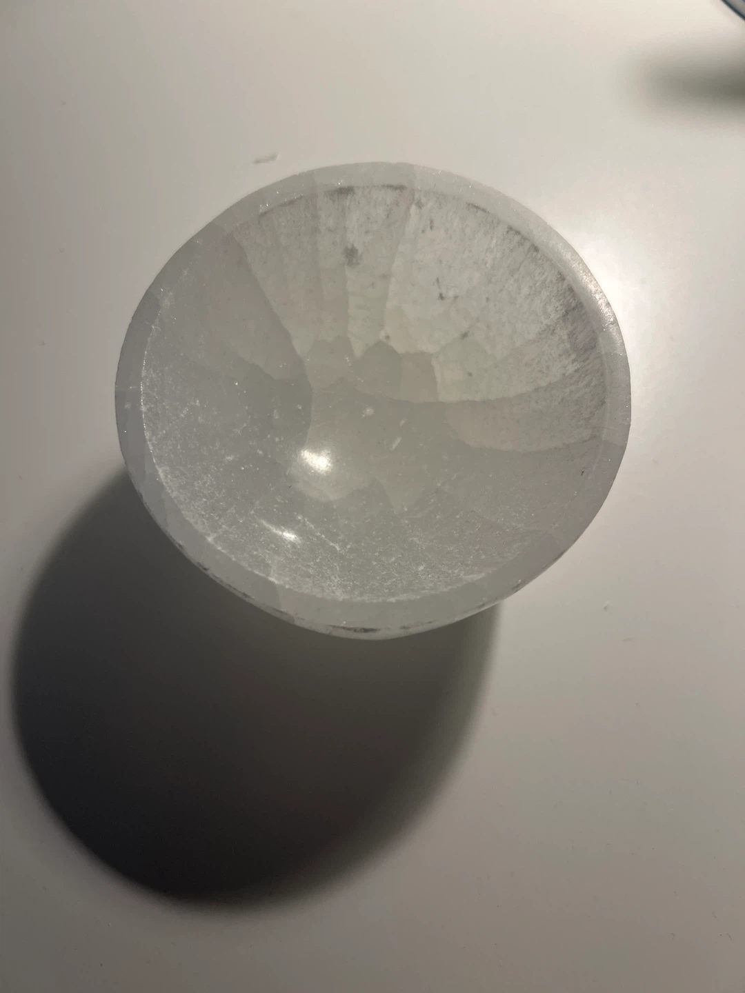 Selenite bowl