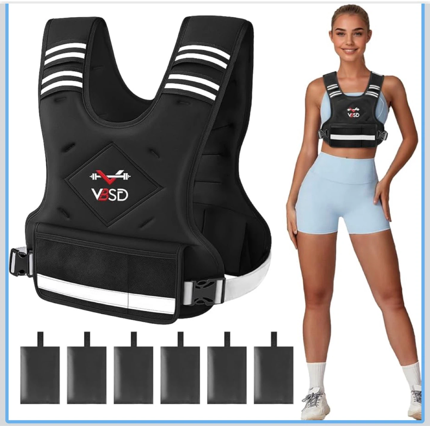 Adjustable Weighted Vest for Training