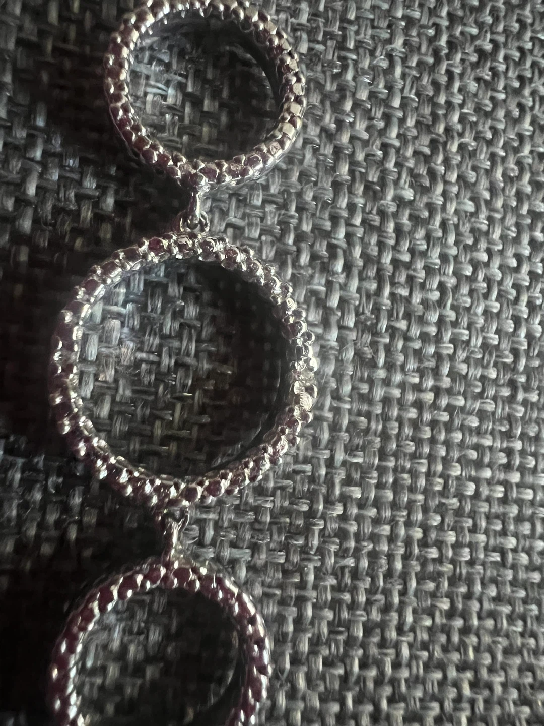 925  Sterling Silver Diamond Circles Toggle Bracelet - photo 3
