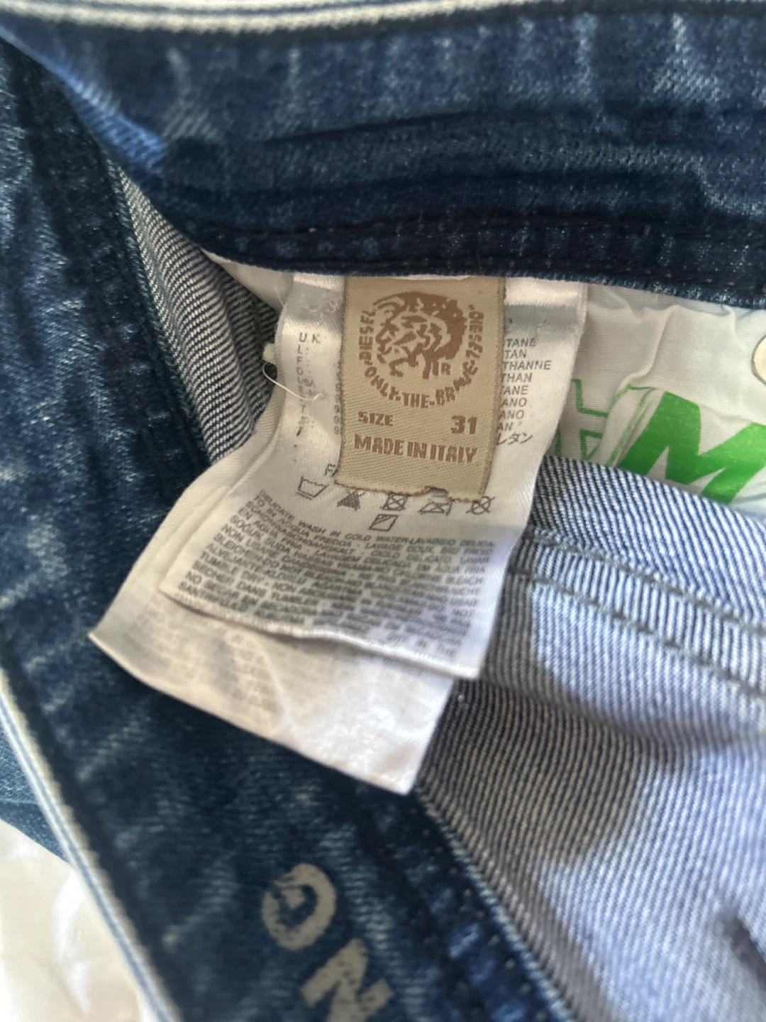 Diesel Men's Jeans Size 31 Distressed Blue Wash - photo 3