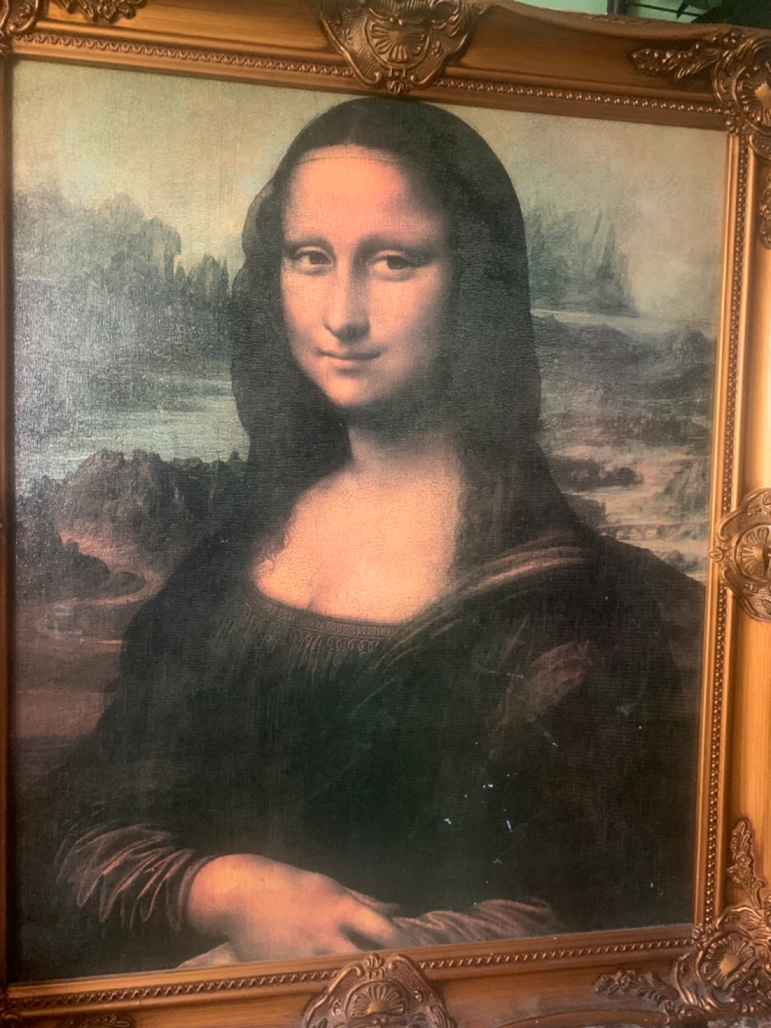 Framed Mona Lisa Print