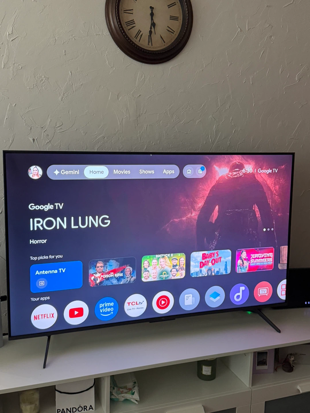 TCL 55" QM6 QD-Mini LED Smart Google TV