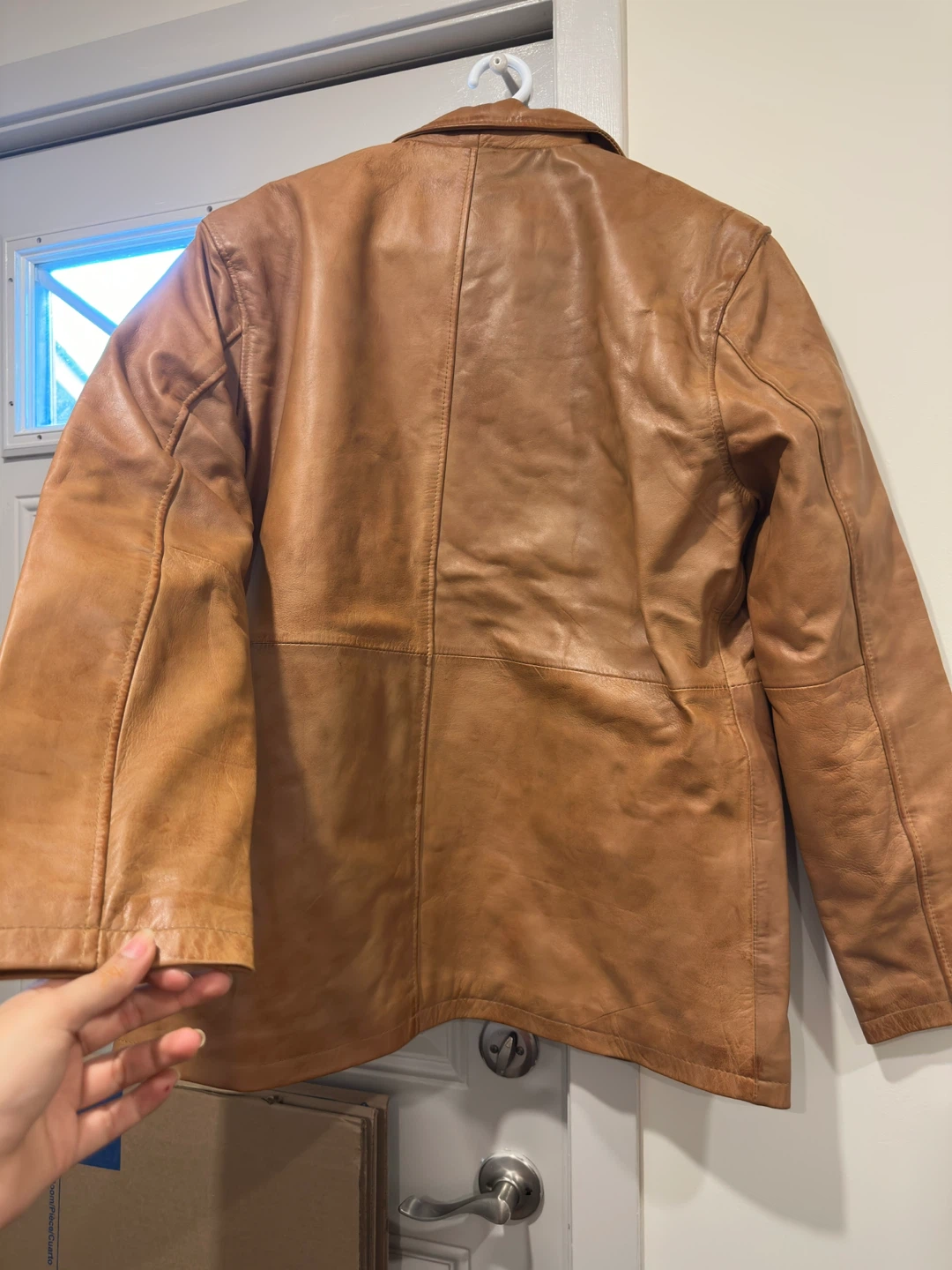 Brown Leather Jacket (genuine leather) - photo 2