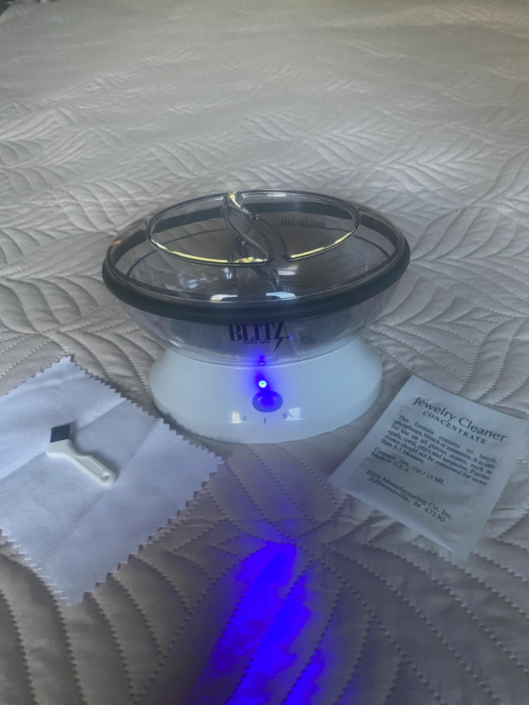 Blitz Ultra Jewelry Cleaning Machine with Concentrate