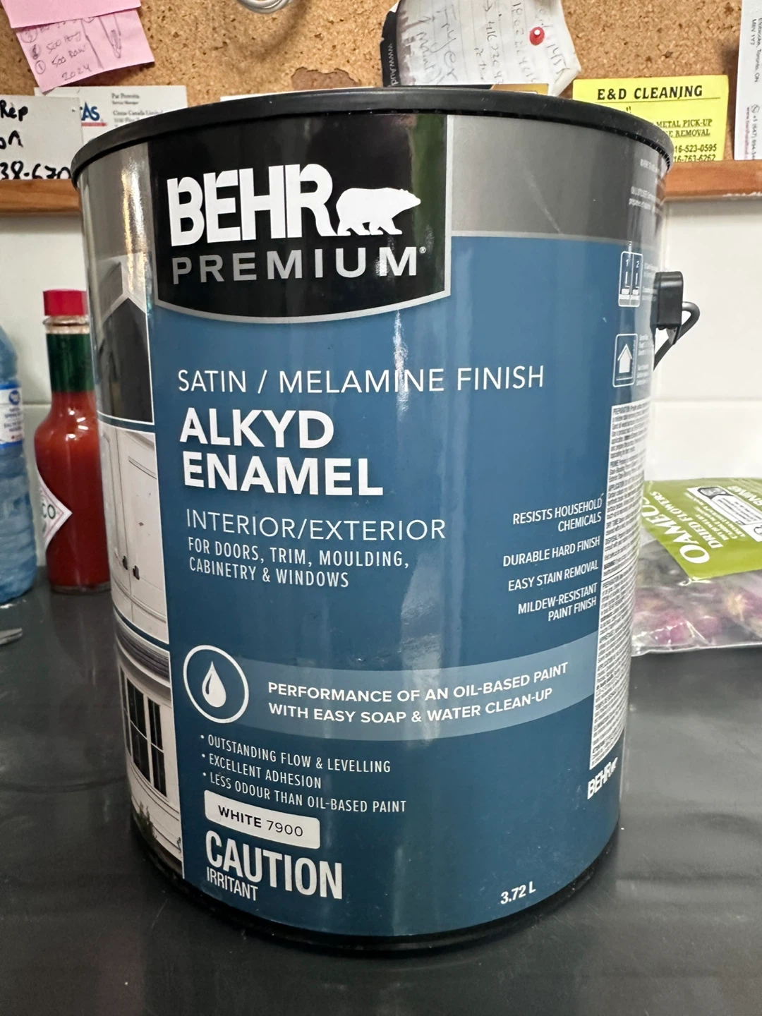 BEHR PREMIUM White 7900 Alkyd Enamel Paint