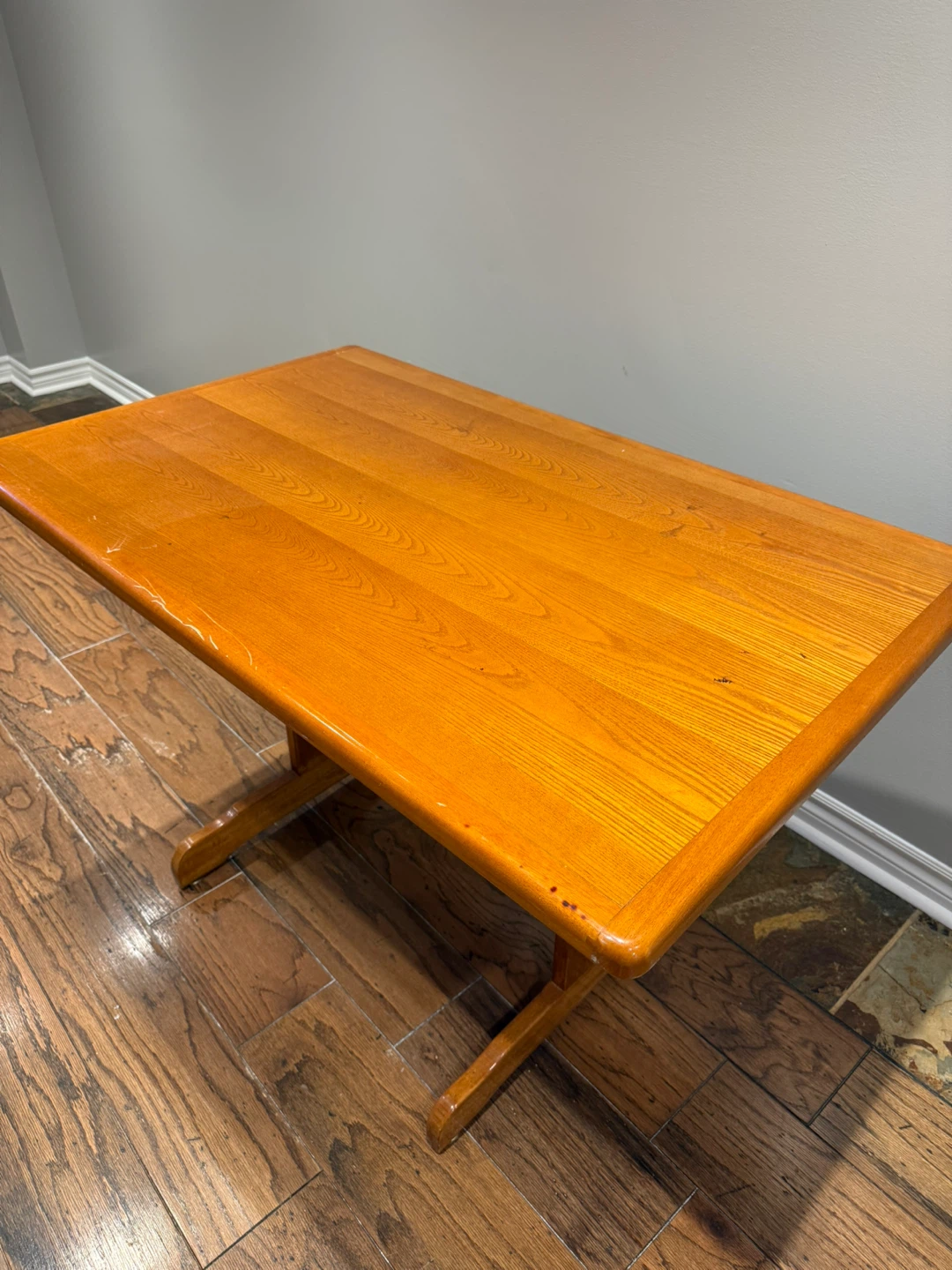 Wooden dining table