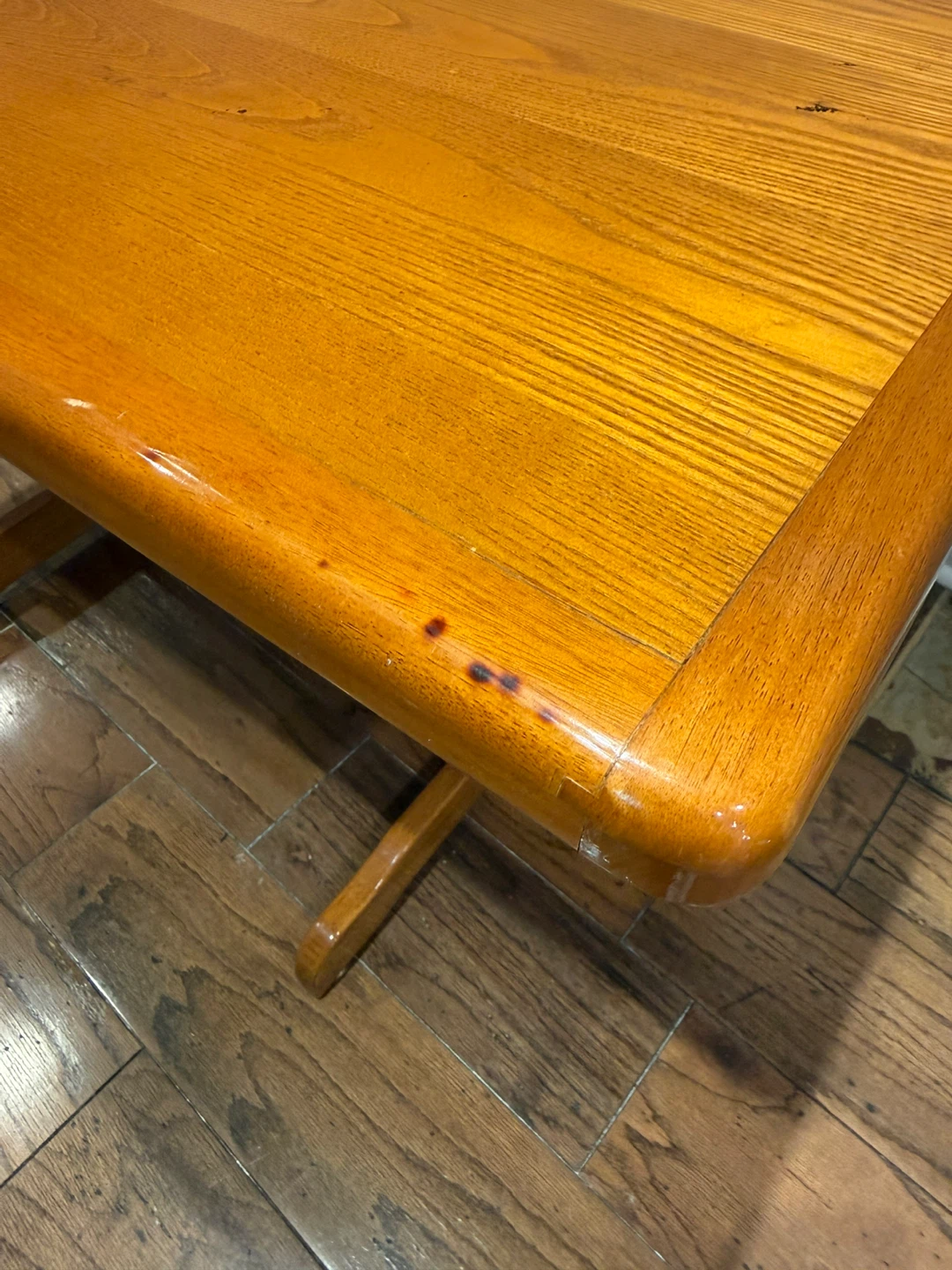 Wooden dining table - photo 2