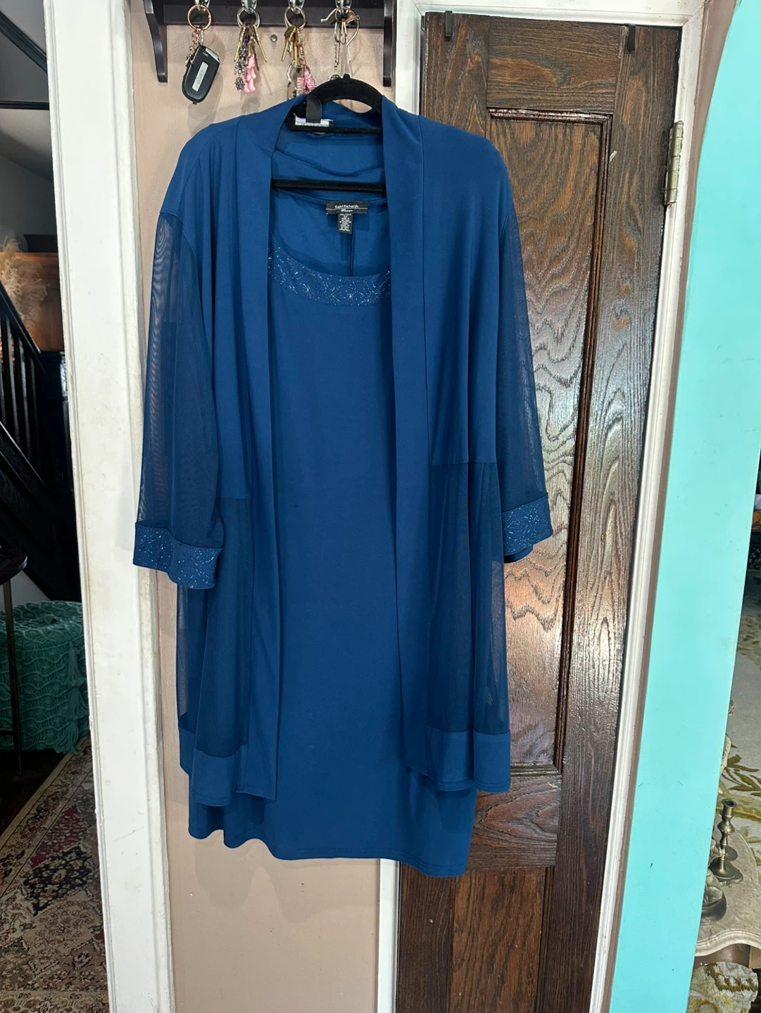R&M Richards Blue 2-Piece Dress Set - photo 2