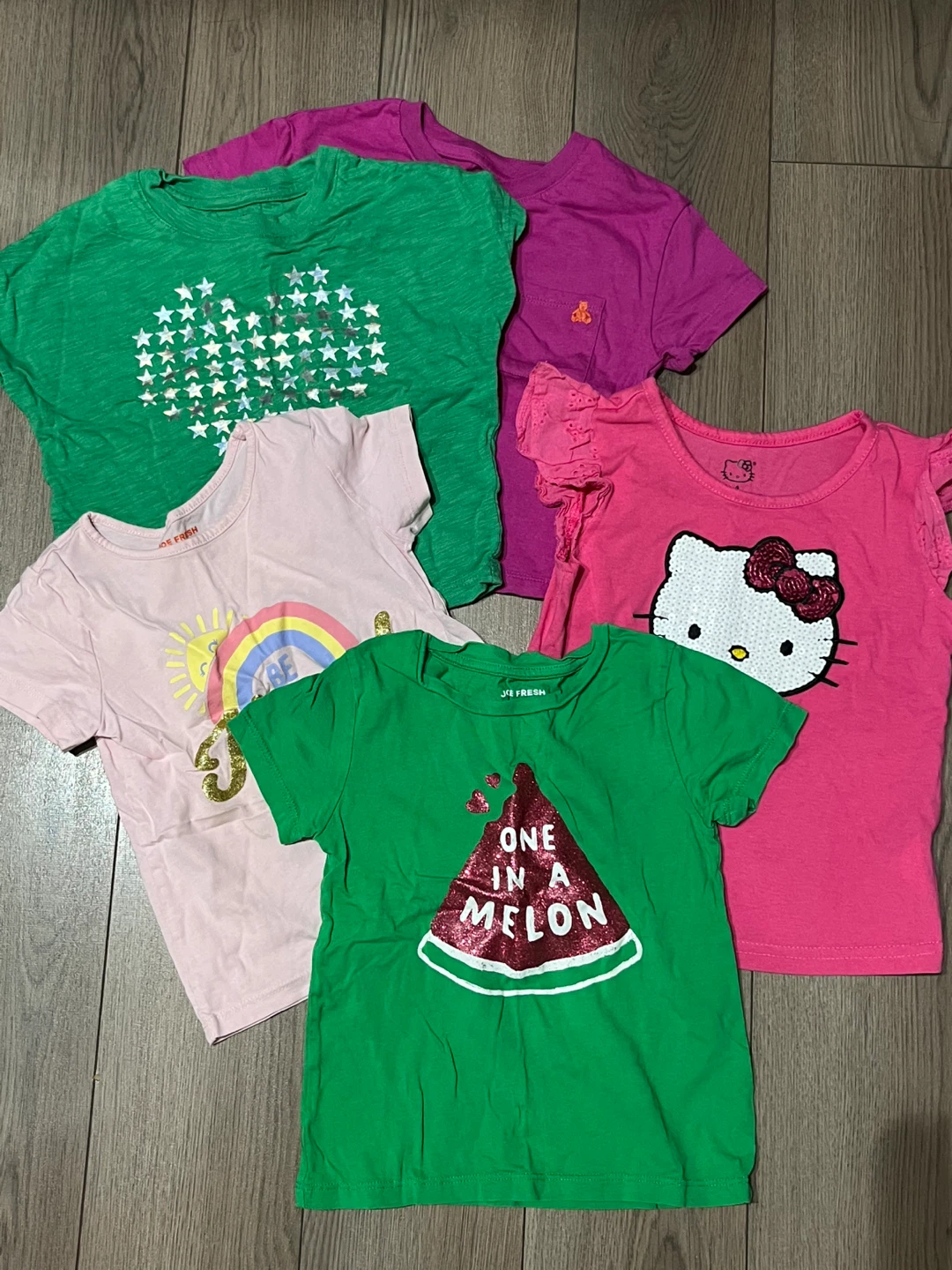 Toddler Girls' T-Shirt Bundle - Size 4