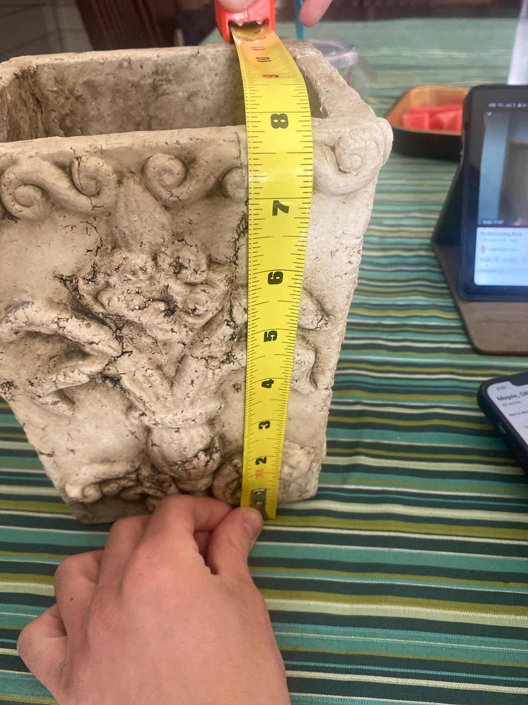 Decorative Stone Planter - photo 2