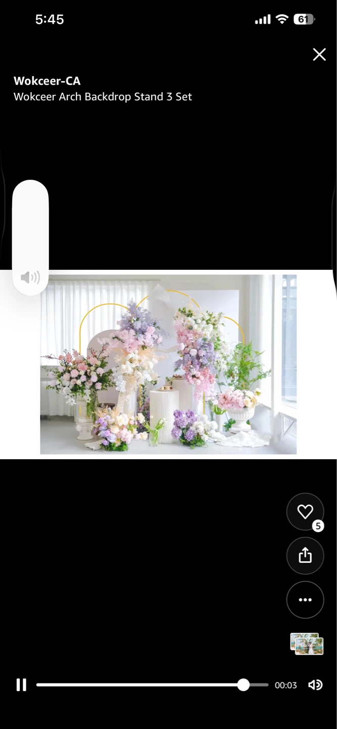 Wokceer Arch Backdrop Stand Set - photo 4
