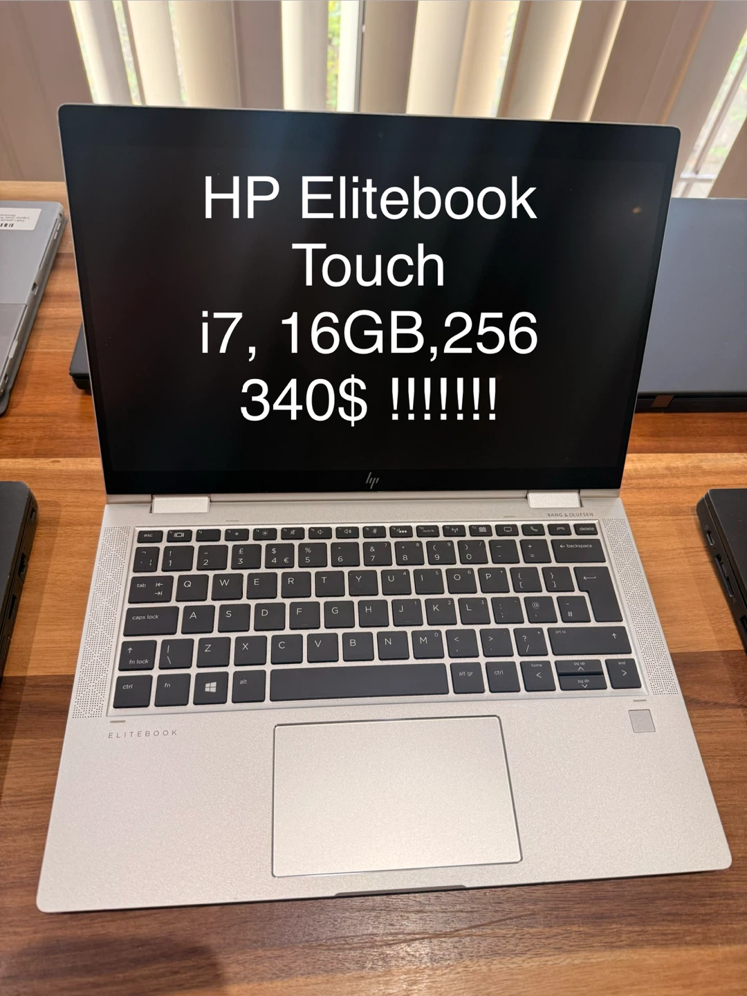 HP Elitebook Touch Laptop i7 16GB RAM 256GB SSD