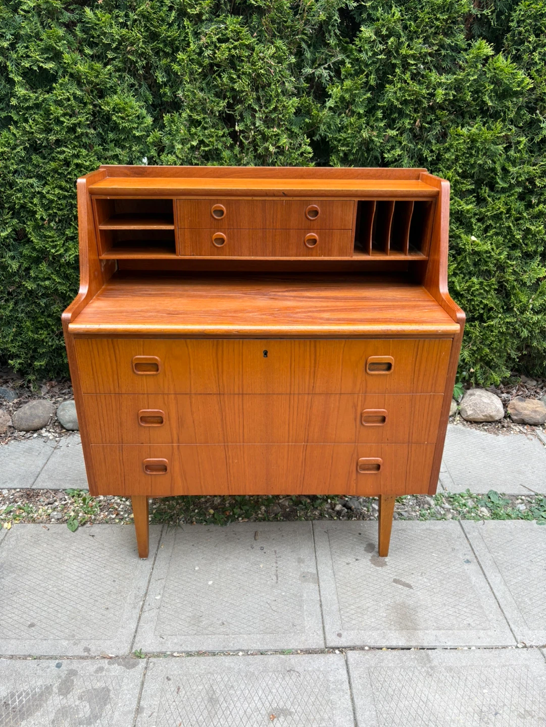 Swedish MCM Teak Secretary Desk - photo 2