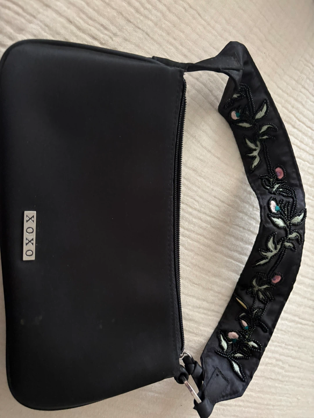 XOXO Black Beaded Shoulder Bag - photo 2