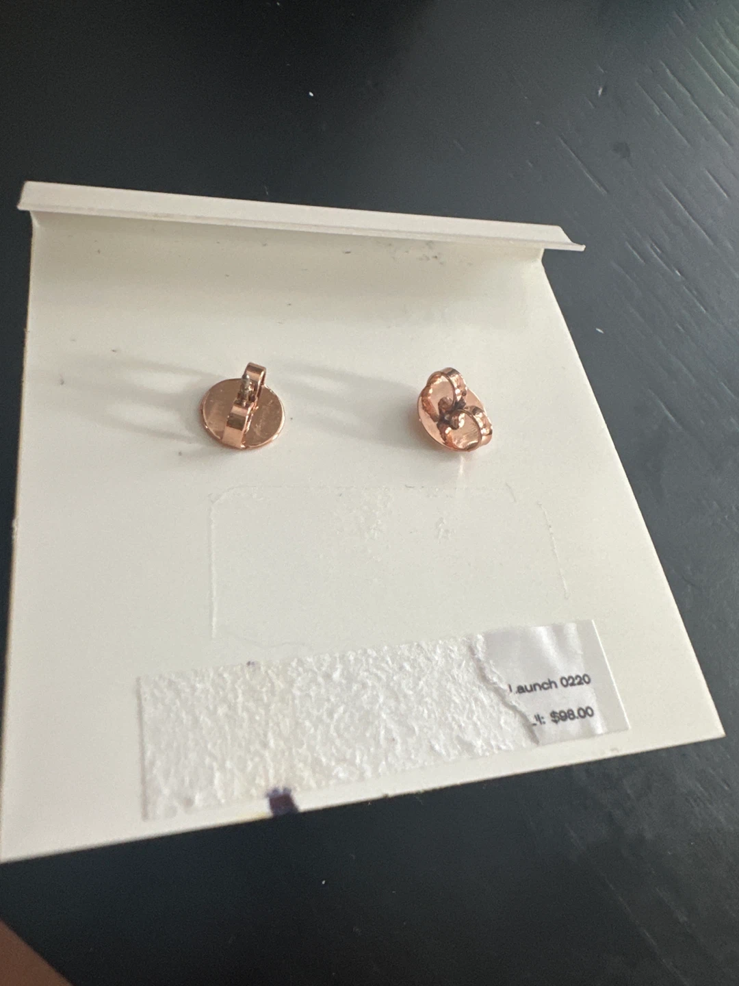 Tory Burch Rose Gold Pearl Drop Earrings - photo 2