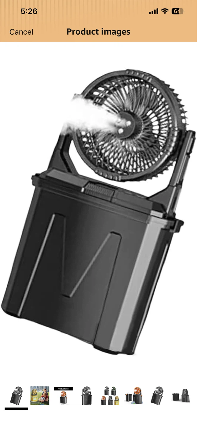 Portable Misting Fan Cooler