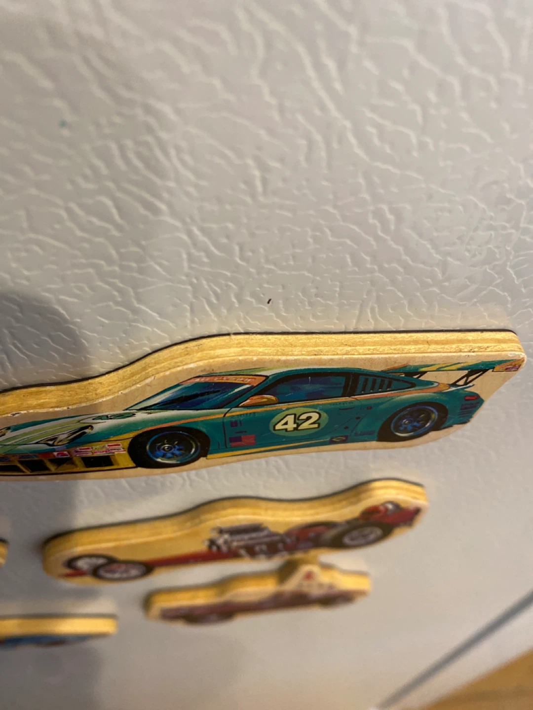 Wooden Car Magnets - Set of 6 - photo 2