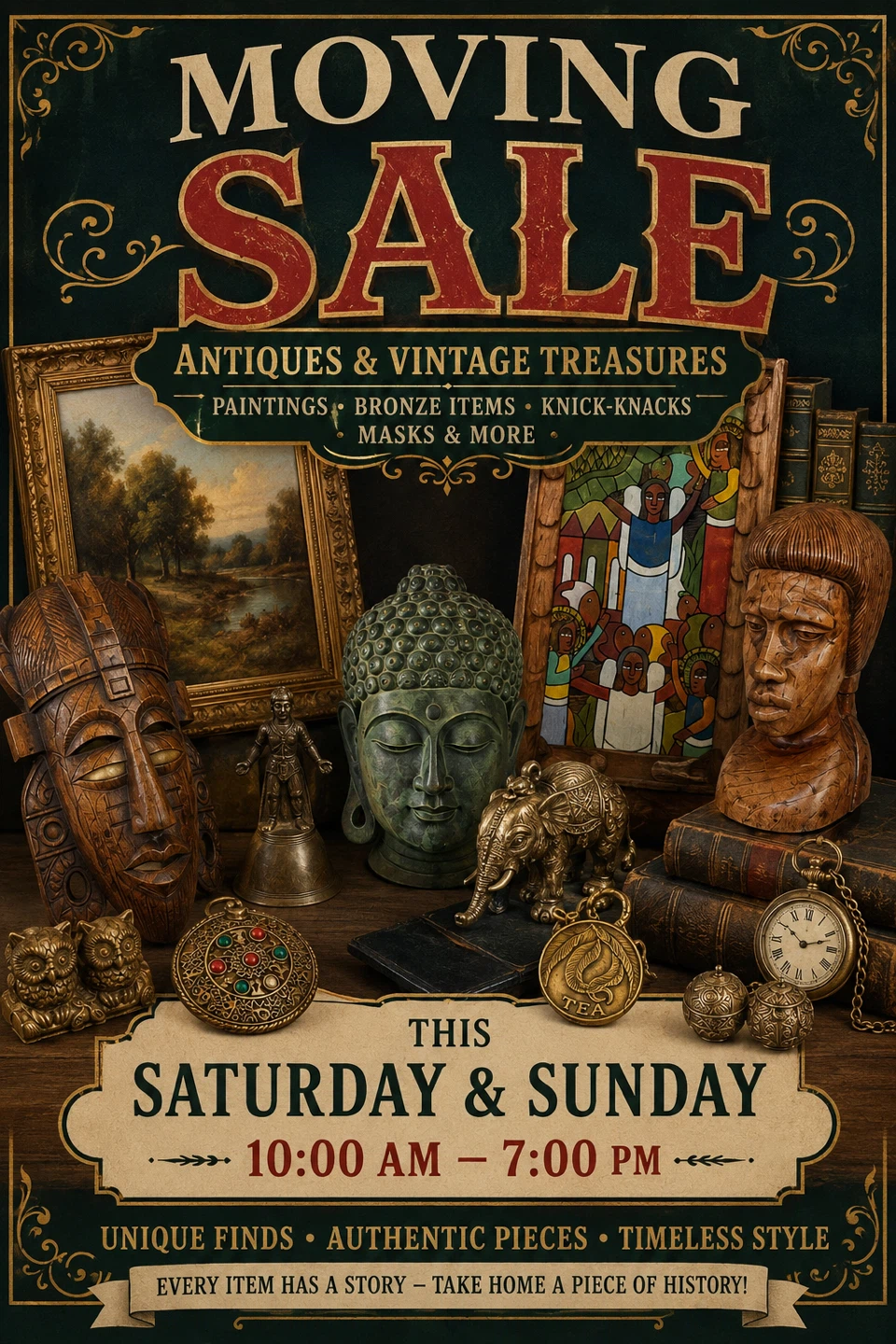 MOVING SALE – THIS WEEKEND!