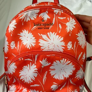 Kate Spade New York Backpack - Orange Floral