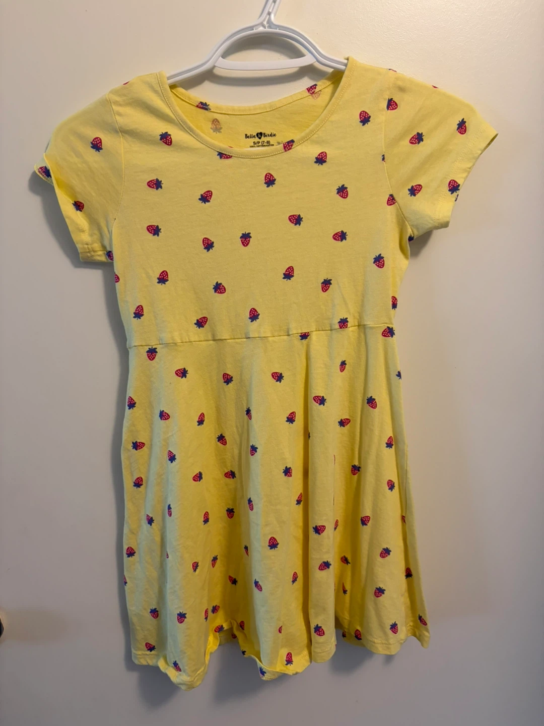 Bella & Birdie Girls' Strawberry Dress